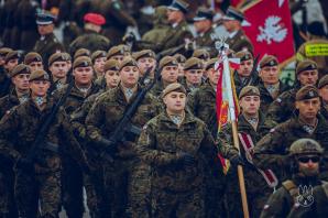 [VIDEO] Terytorialsi z Radomia na Centralnych Obchodach Narodowego Święta Niepodległości
