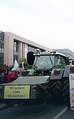 Protest rolników w Brukseli