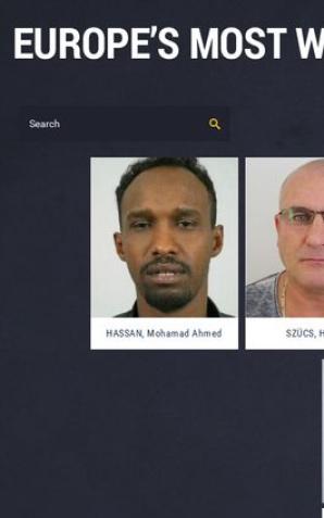 8 z najbardziej poszukiwanych przestępców w Europie wpadło dzięki pomocy społeczeństwa