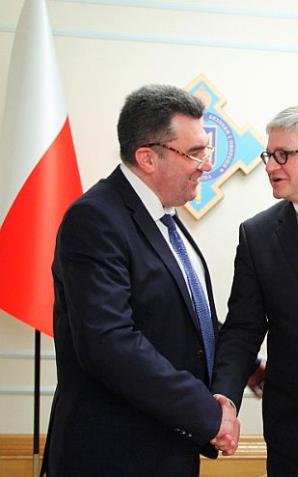 O bezpieczeństwie i obronności Szef Biura Bezpieczeństwa Narodowego Paweł Soloch w Kijowie