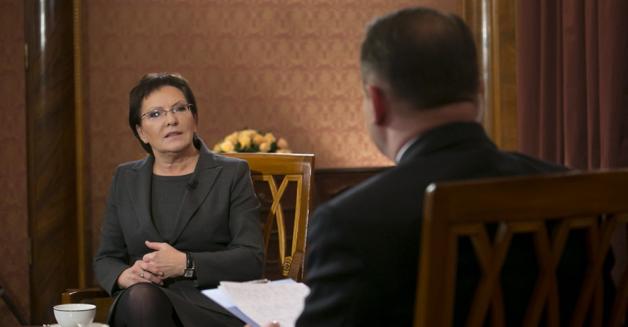 Premier Ewa Kopacz w „Faktach po Faktach