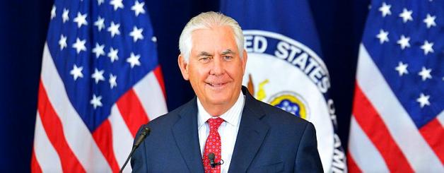 Sekretarz stanu Tillerson odwiedzi Londyn, Paryż, Davos i Warszawę