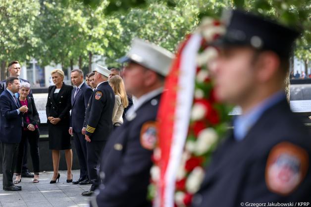 [VIDEO] Para Prezydencka upamiętniła ofiary ataków terrorystycznych 11 września w USA