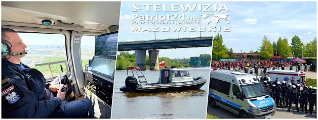 [VIDEO] Policyjne zabezpieczenie Finału Pucharu Polski - wideorelacja