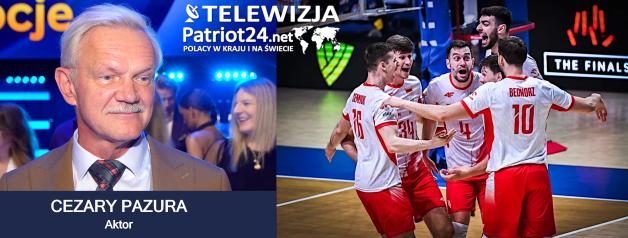 [VIDEO] Cezary Pazura: Siatkówka to nasz sport narodowy, bo naprawdę nam wychodzi. Podczas studiów byłem mistrzem w tej dyscyplinie
