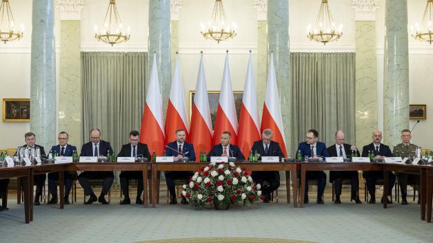[VIDEO] Posiedzenie RBN zwołane przez  Prezydenta RP Karola Nawrockiego