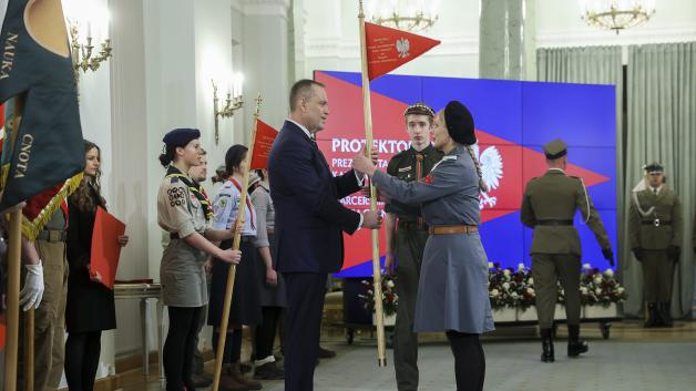 [VIDEO] Honorowy Protektorat Prezydenta RP  Karola Nawrockiego nad ruchem harcerskim
